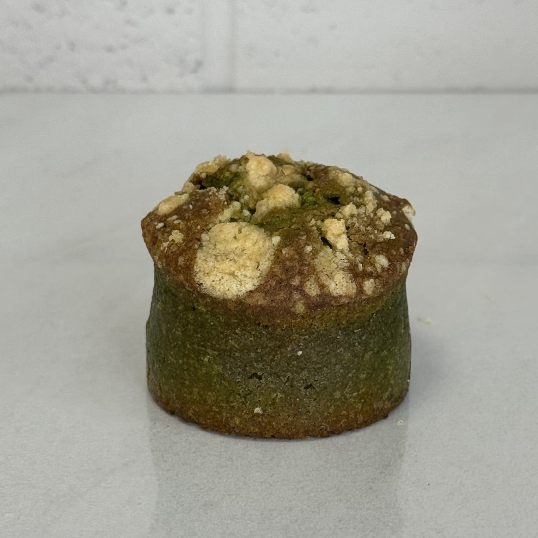 Pistachio Crumble Cake with Cherry